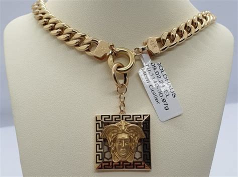 versace kette echt gold|versace halsketten.